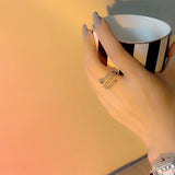 Net Celebrity Frigid Style Hand Ornament Spiral Ring – Stylish Gifts — 4