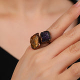 Retro Natural Amorphous Broken Bronze Adjustable – Holiday Gift Ideas — 5