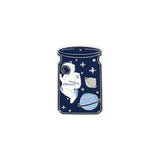 Cartoon Whale Astronaut Drift Bottle Badge Brooch – Jewelry Gift Ideas — 4