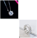 Fashion Bright Diamond Square Gemstone New Ring Women – Stylish Gifts — 5