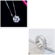 Fashion Bright Diamond Square Gemstone New Ring Women – Stylish Gifts — 5