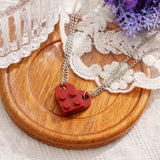 Hip Hop Heart Shaped Building Block Love Pendant – Jewelry Gift Ideas — 9