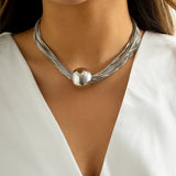 Punk Multi-layer Chain Folding Necklace – Jewelry Gift Ideas — 1