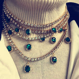 Retro Exaggerated Hip Hop Multilayer Rhinestone – Jewelry Gift Ideas — 4