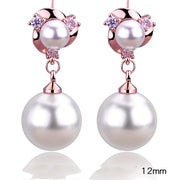 Style Tassel Clip Sterling Silver Pearl Earrings – Stylish Gifts — 9