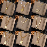 High-end Love Pearl Pendant Multi-layer Chain – Jewelry Gift Ideas — 1
