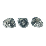 Exaggerated Domineering Black Diamond Lion Head Ring – Useful Gifts — 2