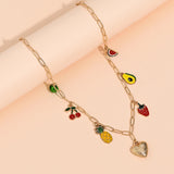 Simple Love Bell Fruit Necklace Pastoral Style – Jewelry Gift Ideas — 4