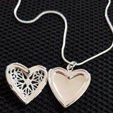 Pattern Frame Necklace 925 Sterling Silver Plated – Jewelry Gift Ideas — 3
