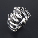 Vintage Titanium Steel Skull Personality Ring – Special Occasion Gifts — 2