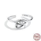 Original 925 Silver Eye Of Horus Ring – Surprise Gifts — 4