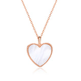 Heart Pendant Fashion Temperament Shell Necklace – Jewelry Gift Ideas — 7