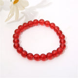 Solid Color Transparent Glass Bracelet – Jewelry Gift Ideas — 16