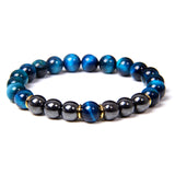 Black Gallstone Bracelet Tiger Eye Energy Fitness – Jewelry Gift Ideas — 9