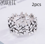 Olive leaf split ring – Practical Gifts — 2