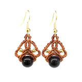 Ethnic Style Wax Line Hand-woven Earrings – Stylish Gifts — 5