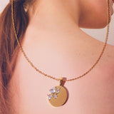Titanium Steel Mirror Irregular Zircon Necklace – Jewelry Gift Ideas — 4