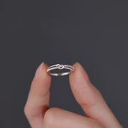 Sterling Silver Star Ring Female Niche Design Index – Gifts for Her — 6