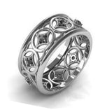 Simple Ring Luxury Domineering Rose Gold Full Diamond – Gift Ideas — 4