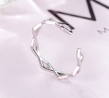 Hollow Fine Edged Geometric Ring – Stylish Gifts — 6