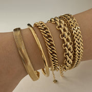 Stainless Steel Bracelet Electroplating Simple Style – Stylish Gifts — 1