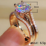 Fashion Six-claw Cubic Zirconia Ring – Stylish Gifts — 3