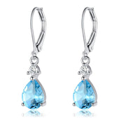 Light Luxury Water Drop Copper Zircon Earrings Female – Gifts for Her — 11