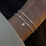Sparkling Zircon Bracelet 2-piece Set – Jewelry Gift Ideas — 1