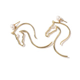 Fashion Horse Head Earrings Female Temperament – Stylish Gifts — 3