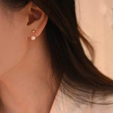 DIY Pearl Accessories S925 Sterling Silver Stud – Stylish Gifts — 5
