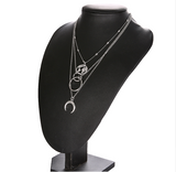 Fashionable Multilayer Boho Moon Map Necklace – Jewelry Gift Ideas — 4