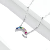 Colorful Zircon Lucky Rainbow Necklace Fashion – Jewelry Gift Ideas — 5