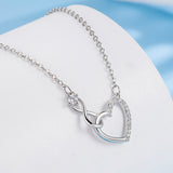 Pure Silver Hoop Love Necklace – Jewelry Gift Ideas — 2