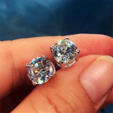 Metal Woven Fine Zircon-embedded Earrings – Stylish Gifts — 3