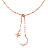 Sun Moon Silver Necklace – Jewelry Gift Ideas — 5