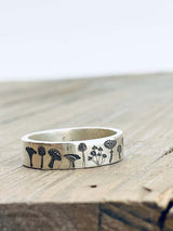 Fashion Mushroom Pattern Dandelion Butterfly Ring – Stylish Gifts — 4