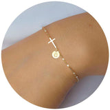 Round 26 Letters New Female Cross Bracelet Female – Jewelry Gift Ideas — 6
