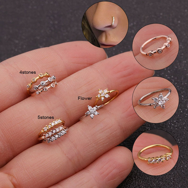 1 Pcs 0.8x8mm Nose Piercing Body Jewelry Part – Jewelry Gift Ideas — 1