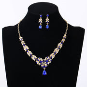 Diamond-encrusted Necklace And Earrings Set – Jewelry Gift Ideas — 5