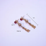Gold-plated Diamond Tassel Earrings Eardrops – Jewelry Gift Ideas — 2