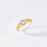 First Snow Crystal Gorgeous Ring Natural Moonstone – Small Gift Ideas — 3
