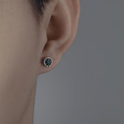 Men's Premium Vintage Sterling Silver Earrings – Gifts for Him — 1