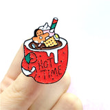 Christmas Tree Trolley Cup Candy Socks Brooch – Jewelry Gift Ideas — 16