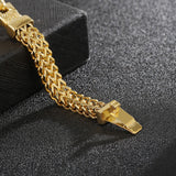 Fongten Boxing Mesh Link Chain Gold Color Men – Jewelry Gift Ideas — 2