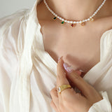 Crystal Stone Cold Simple Necklace – Jewelry Gift Ideas — 4