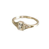 European And American Style English Square Ring – Stylish Gifts — 3