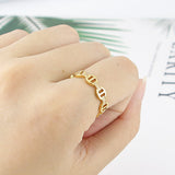 Personalized Ring With Diamond Word – Special Occasion Gifts — 5