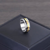 Roman Digital Rotating Titanium Steel Men's Ring – Gifts for Him — 1