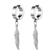 Leaf Pendant Earrings Non-piercing Ear Clip – Jewelry Gift Ideas — 7