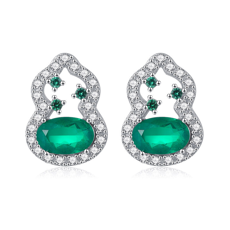 Women's Short Pear Frosted Bead Earrings – Gifts for Her — 1